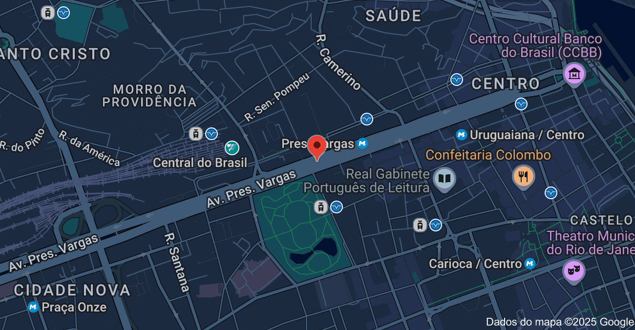 Mapa da localização da empresa